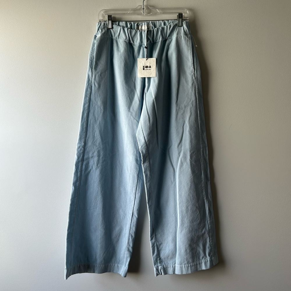 Laboart light blue corduroy wide leg pants